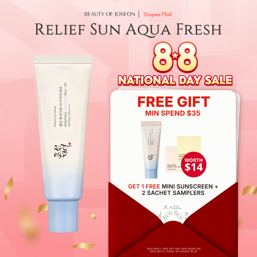 Beauty Of Joseon Relief Sun Aqua Fresh : Rice + Probiotics SPF50+ PA++++ (50ml)