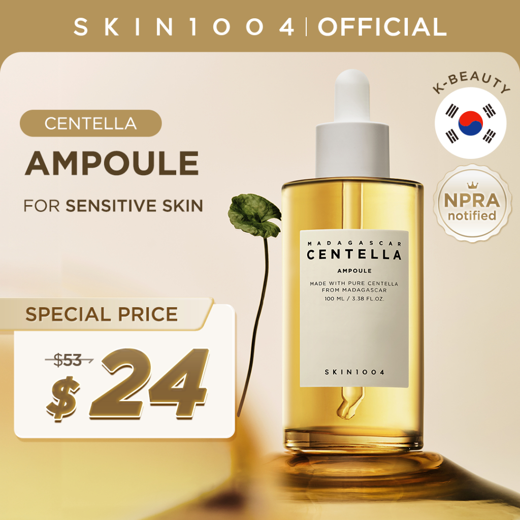 [BEST] SKIN1004 Madagascar Centella Ampoule for Deep and Instant Soothing, for all skin type, for sensitive skin | 55ml/100ml