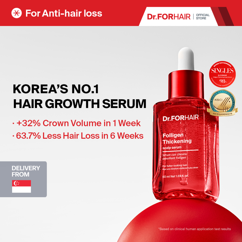 [Dr.FORHAIR] Folligen Thickening Scalp Serum 50ml For Hair Growth & Improve Hair Volume