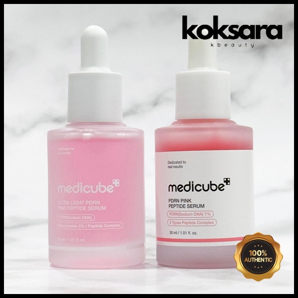 Medicube Salmon PDRN Pink Ampoule / Ultralight PDRN Pink Peptide Ampoule 30ml 2 Types