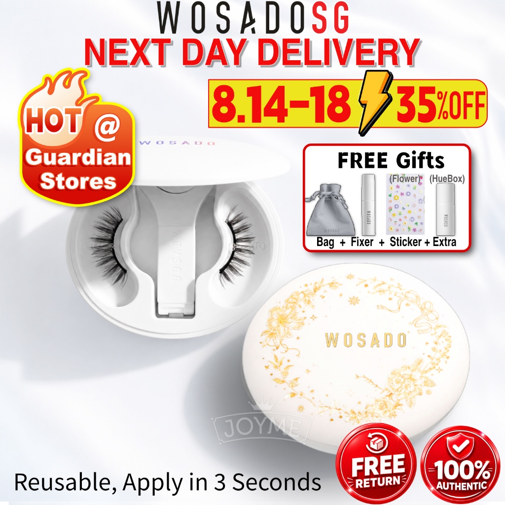 WOSADO⚡SG⚡Magnetic Eyelashes No.1-50 ALL+XL Design Wosado Lashes Fake Eyelash Extension Silky Frost Ice Pear Bunny
