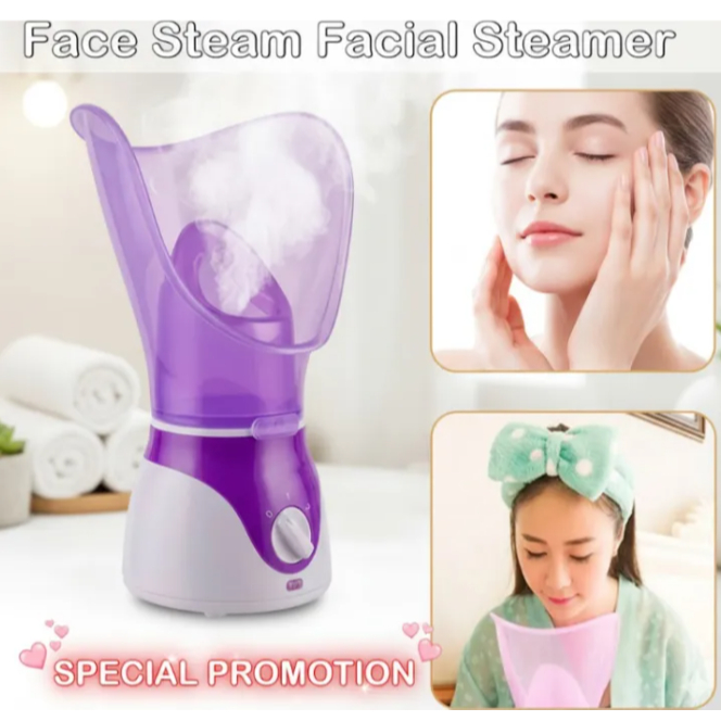 [SG Stock] 3-in-1 Facial Steamer & Nasal Inhaler Sinus Steam Therapy Cold & Rhinitis Deep Pore Clean
