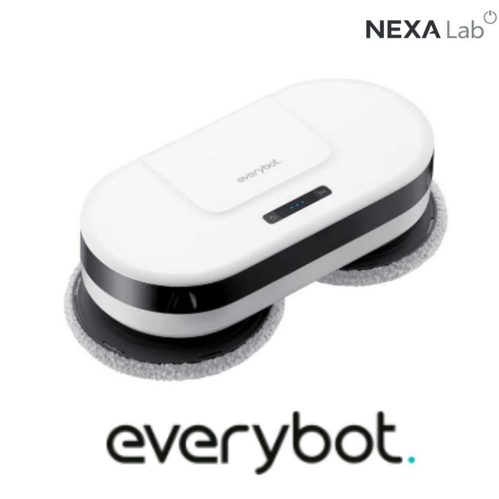 EVERYBOT Cordless Dual Spin Mop Robot Cleaner Edge2 RS350 FREE Type G Plug Adapter Included MadeInKorea LowNoise