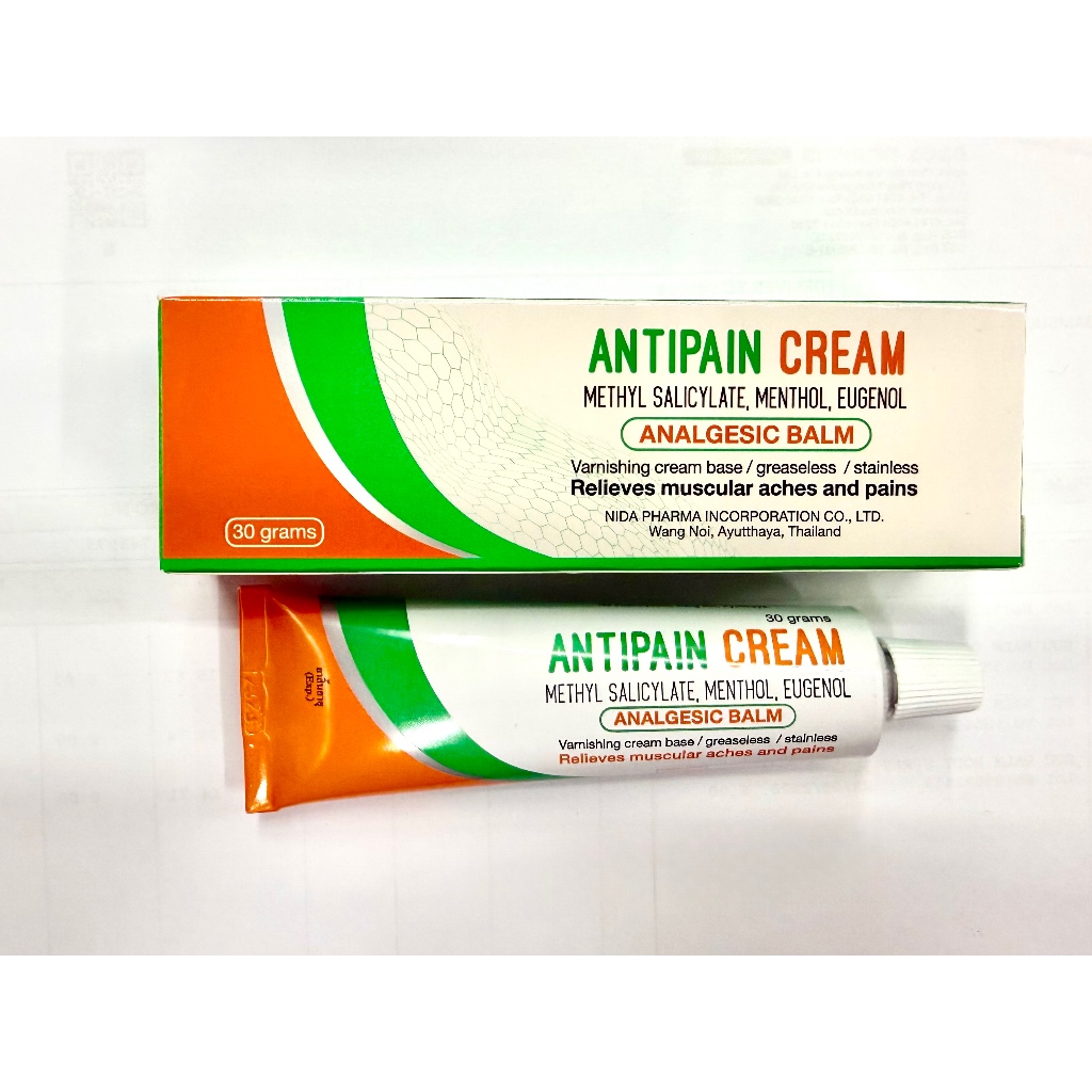 Antipain Cream 30g Analgesic Cream for fast relief of muscular aches and pain
