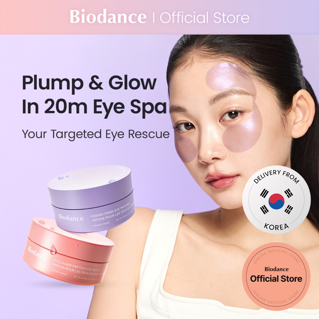 [Biodance Official] Collagen Peptide & PDRN Eye Patch (30pairs) |  Eye mask for dark circles