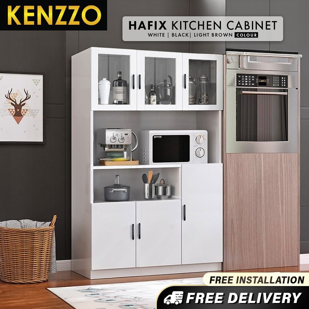 Free Installation ! Kenzzo : Hafix kitchen cabinet /kitchen island cabinet /base cabinet/cupboard/kitchen rack