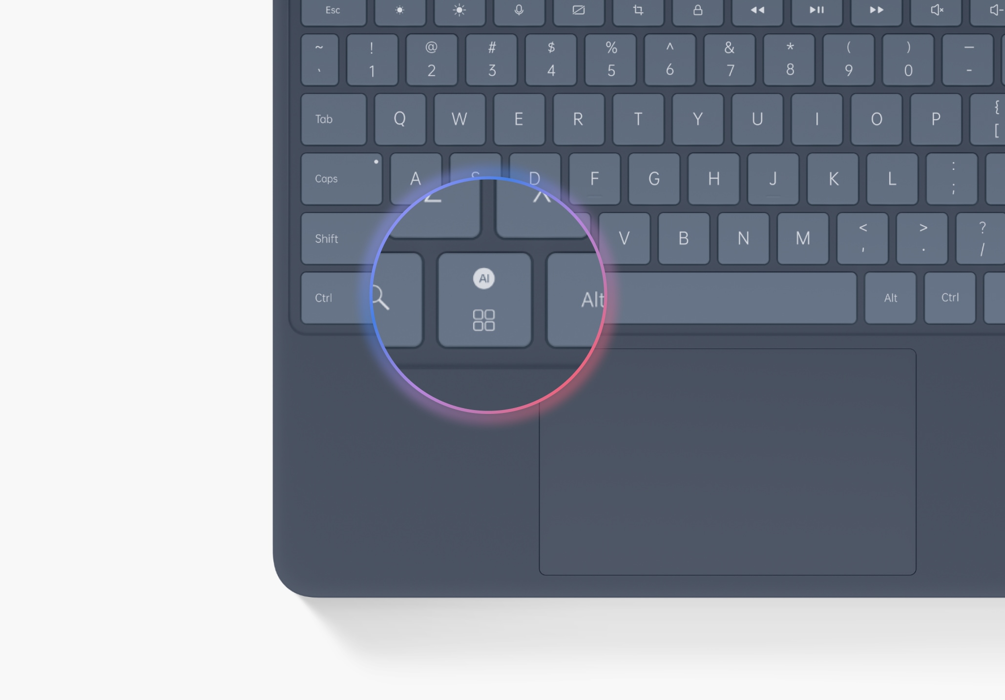 OnePlus Pad 3 Smart Keyboard 純正 OnePlus Pad 3 Smart Keyboard Folio OEM Magnetic US QWERTY Model