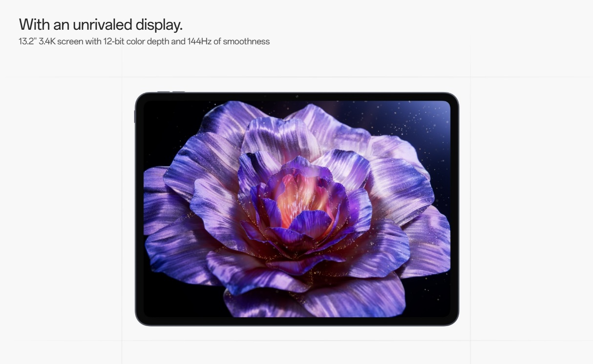 OnePlus Pad 3 | Snapdragon 8 Elite | 13.2 inch 3.4K display