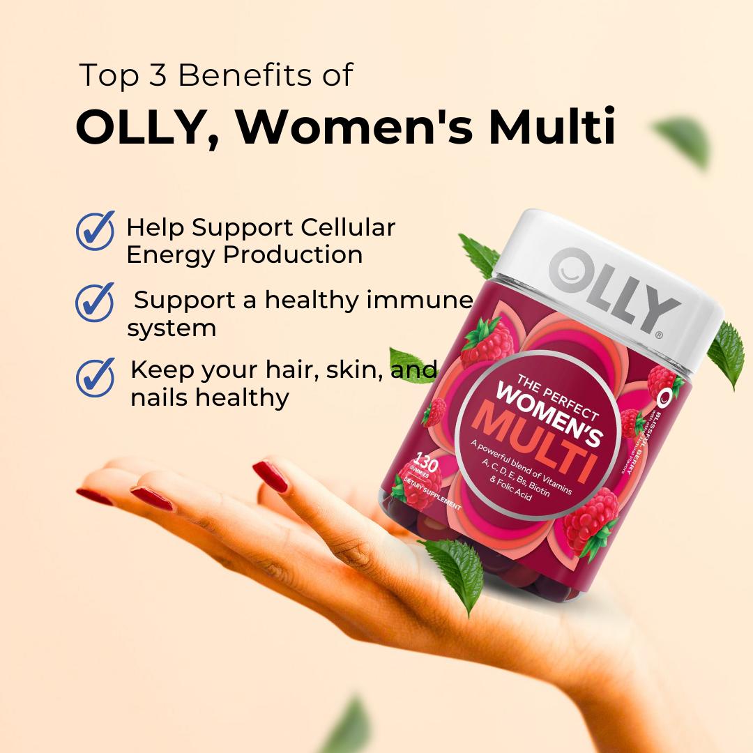 OLLY, Women's Multi, 130 Gummies, Benefits