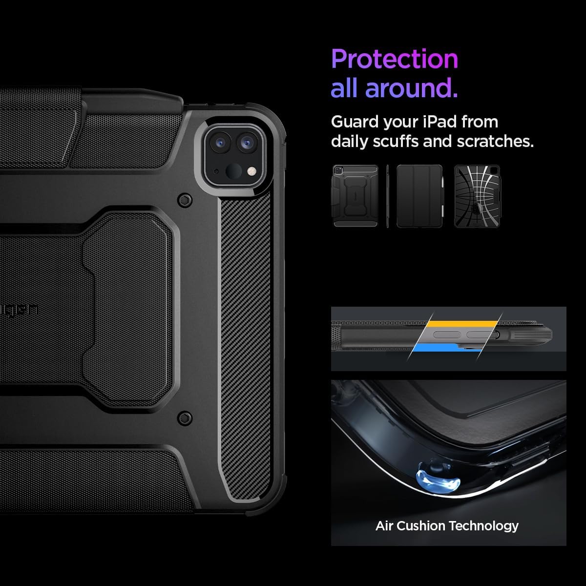iPad Pro 11" Case (2024) Rugged Armor Pro