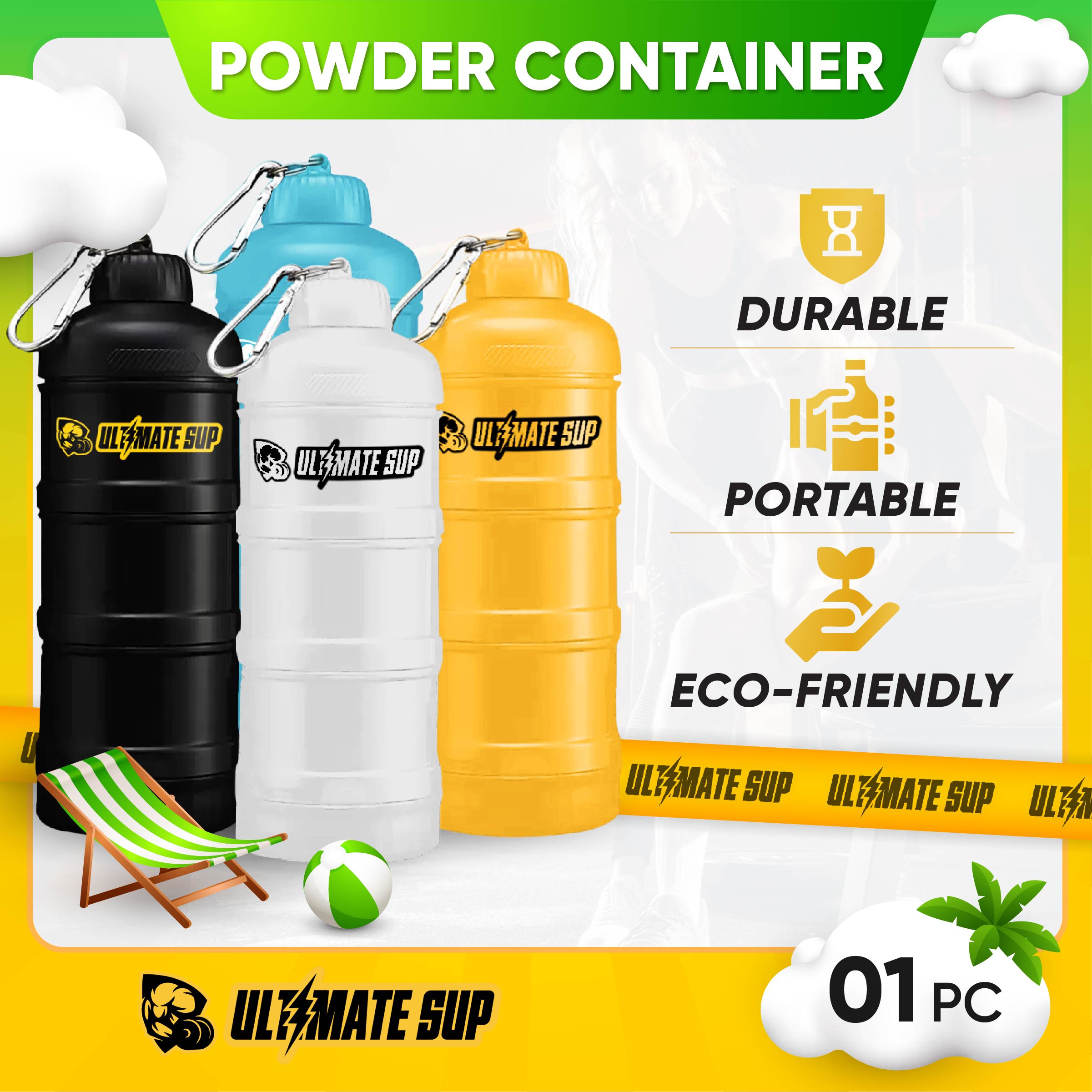 Stackable Powder Container - Thumbnail