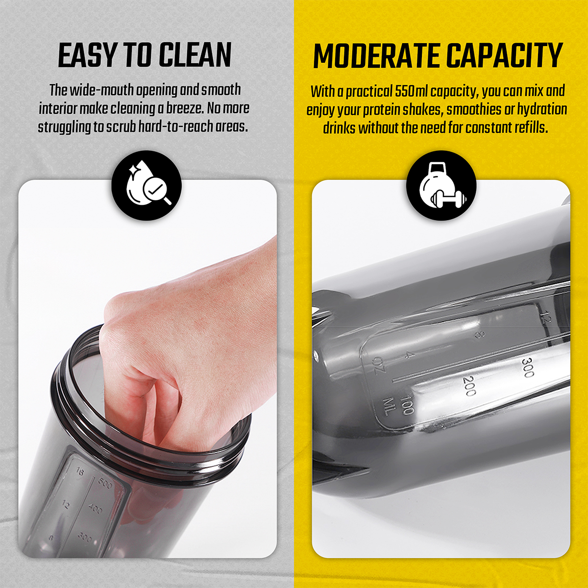 Shaker bottle - Convenience