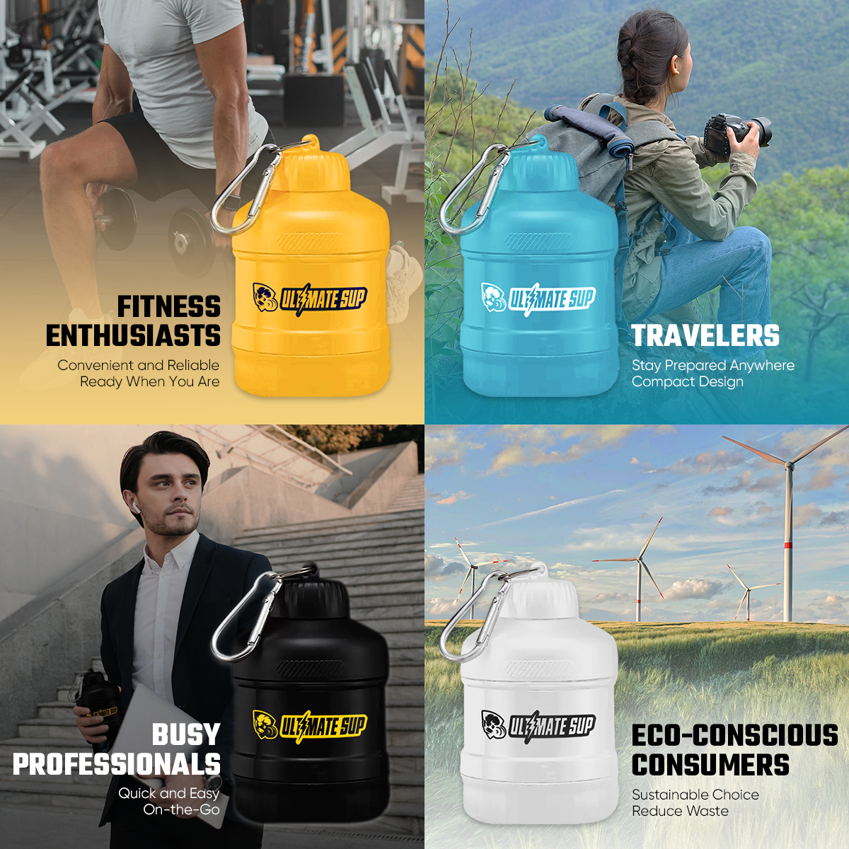 Stackable Powder Container - Target Customers