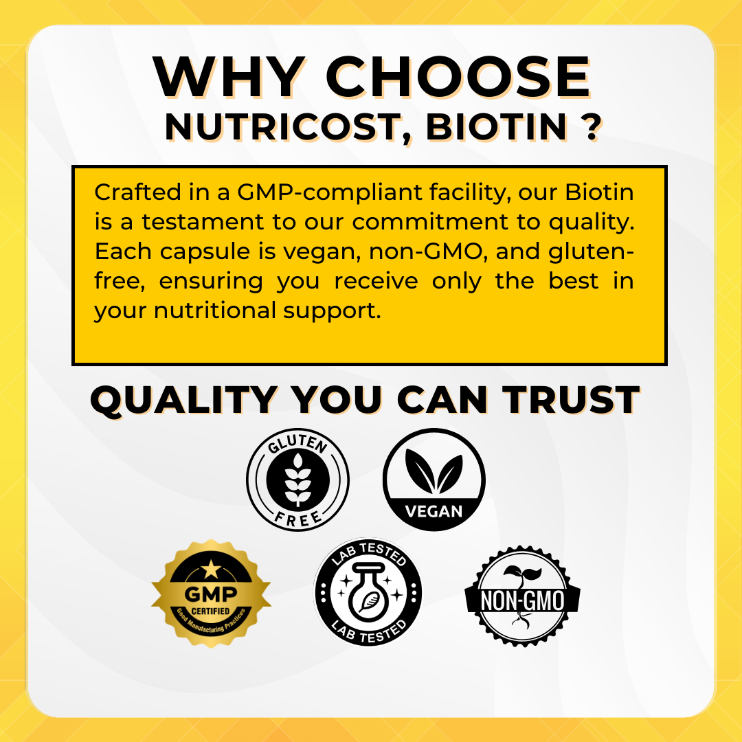 Nutricost Biotin - Why choose