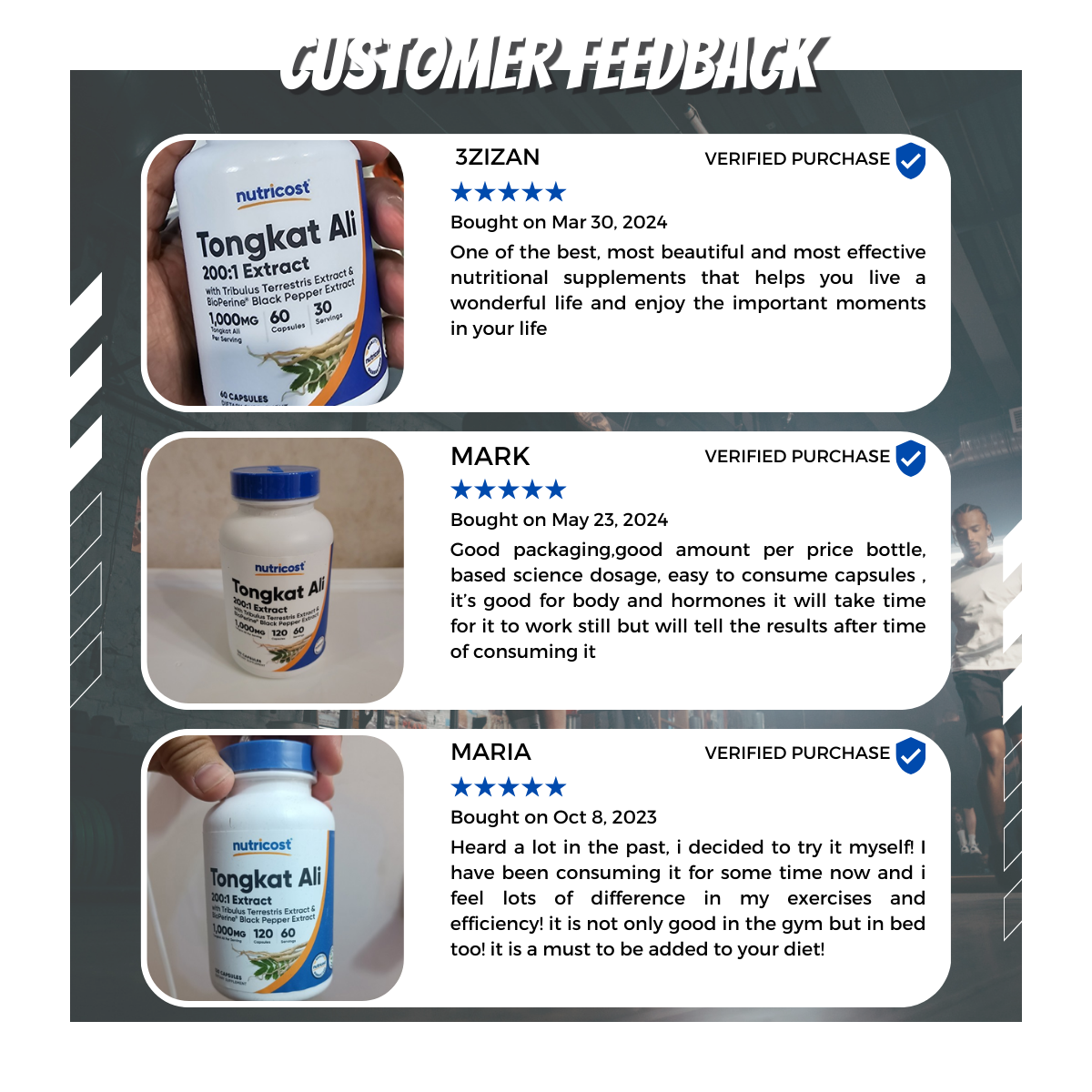 Nutricost Tongkat Ali - Customer Review