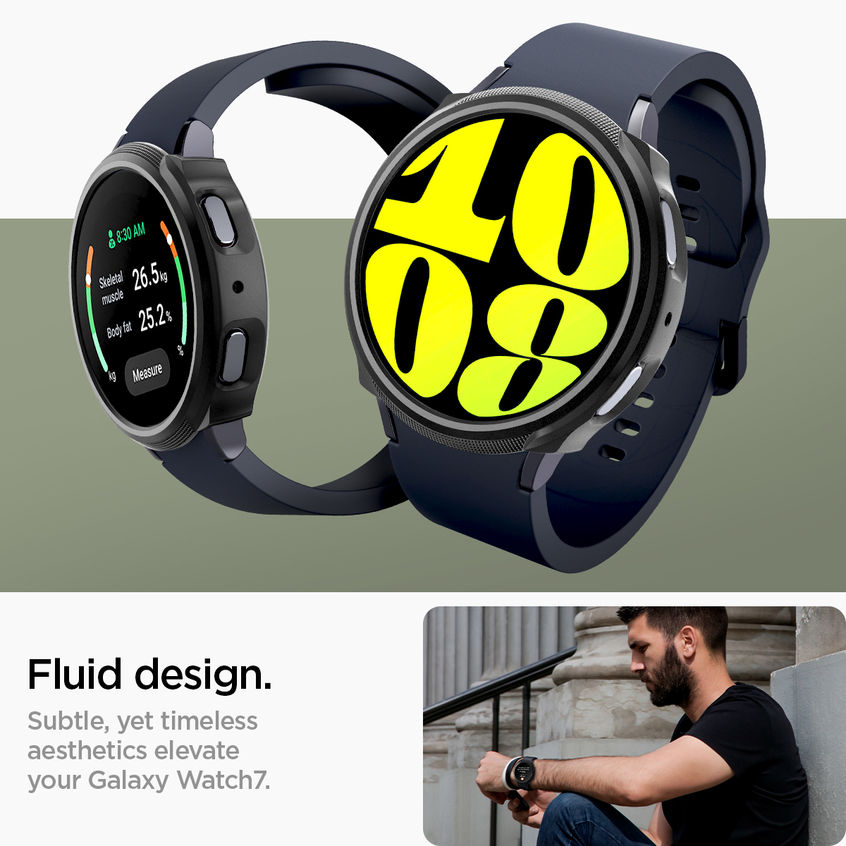 Galaxy Watch 7 44mm Case Liquid Air Spigen Singapore