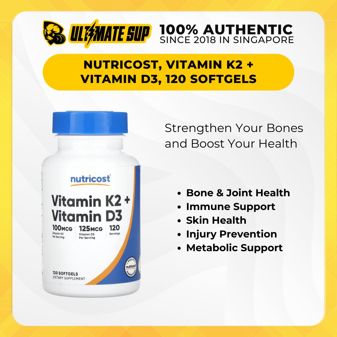 Nutricost Vitamin K2+D3 - Introduction