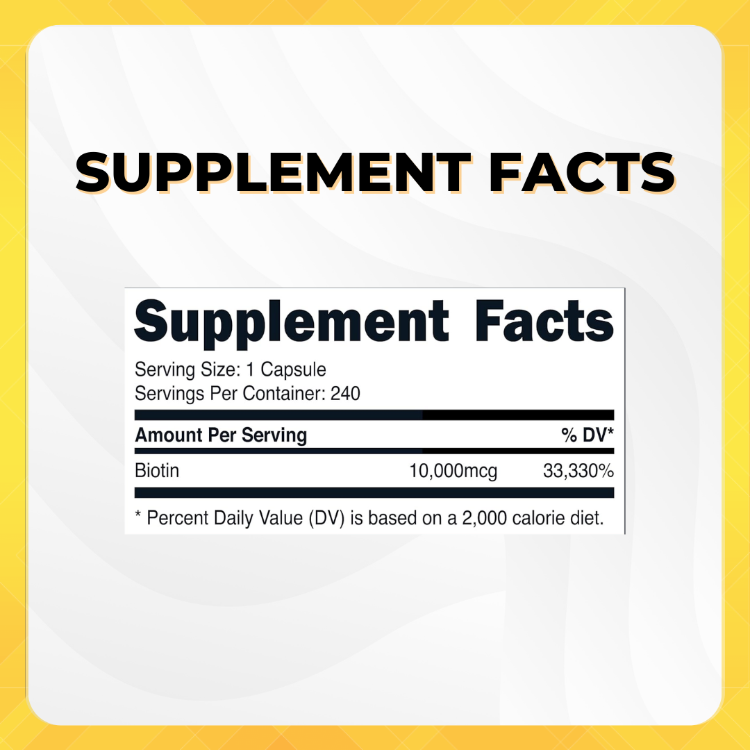 Nutricost Biotin - Supplement