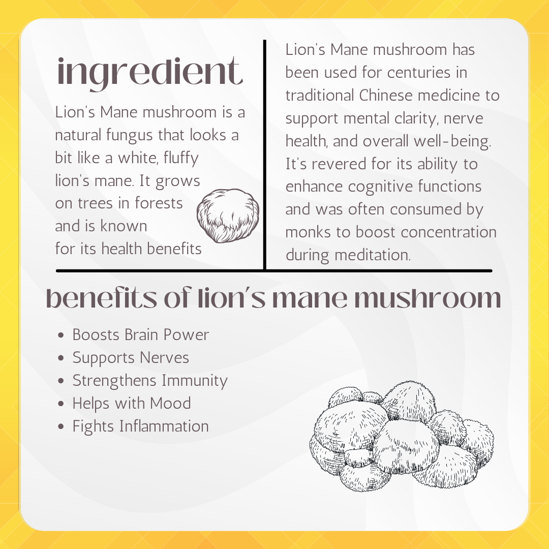 Nutricost Lion Mane - Ingredient detail