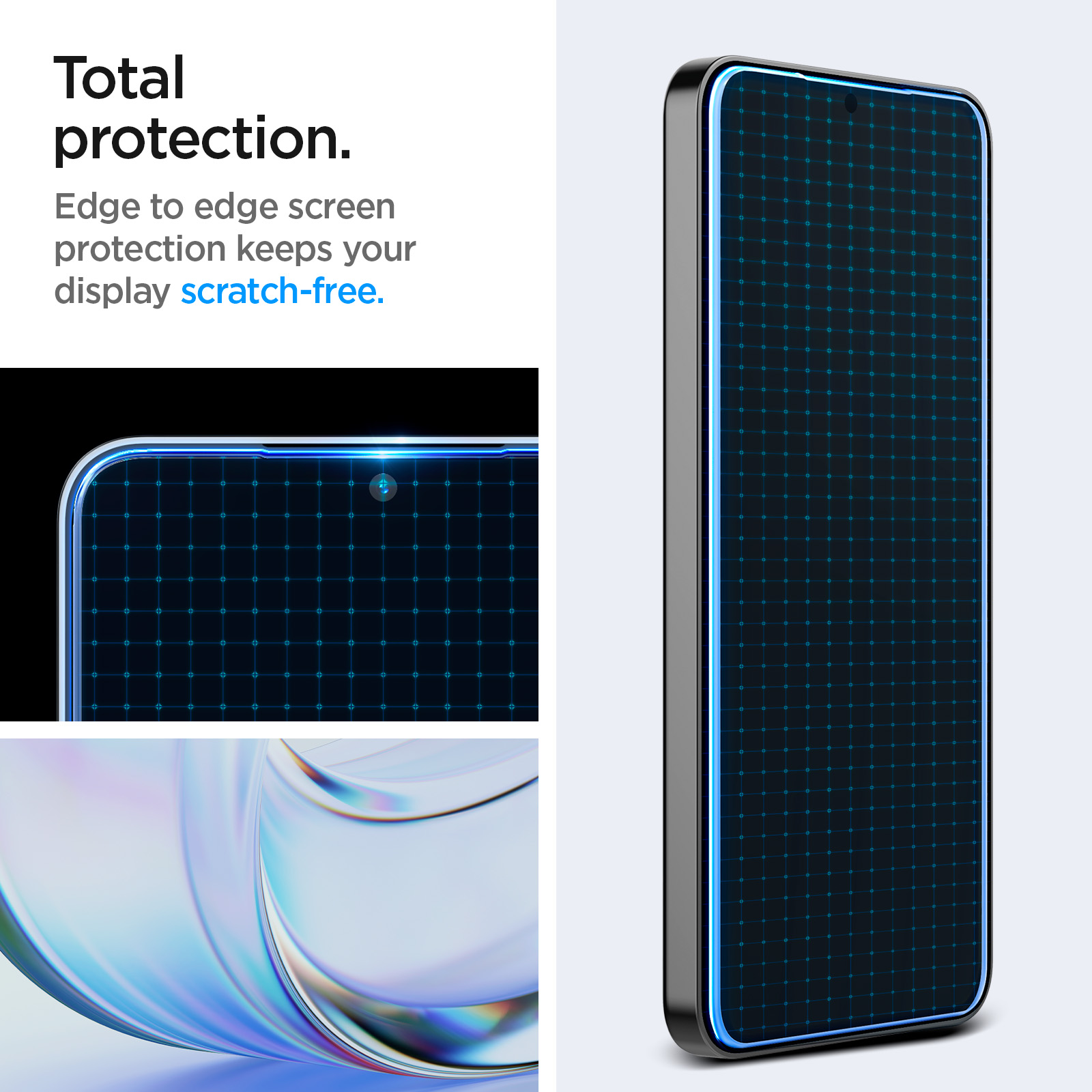 [2 Pek] Pelindung Skrin Galaxy S24 Plus Glas.tR EZ Fit