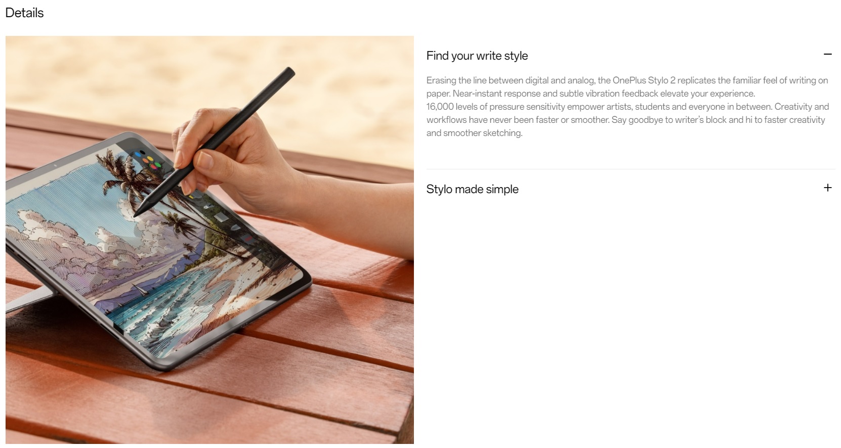 OnePlus Stylo 2 for OnePlus Pad 3 and Pad 2 - OnePlus Authorised