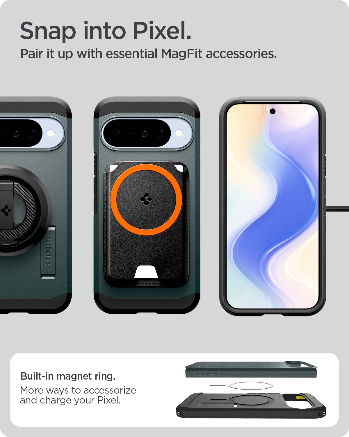 Google Pixel 10 Pro Case Tough Armor Magfit Spigen 5