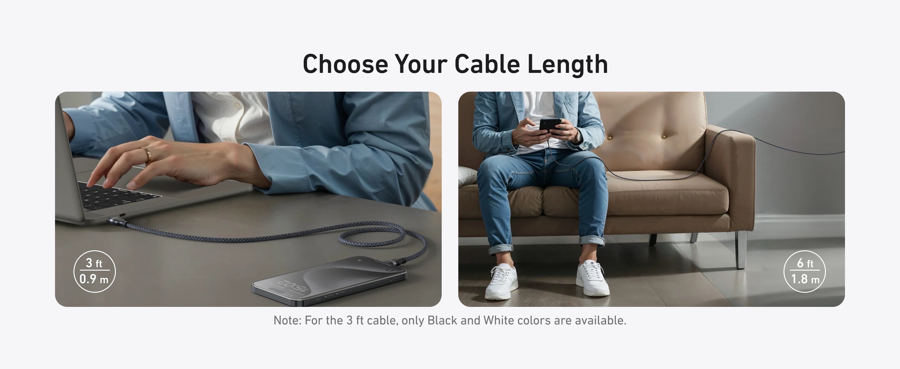 Anker USB C to USB C 240W Upcycled-Braided Fast Charging Cable A82E2