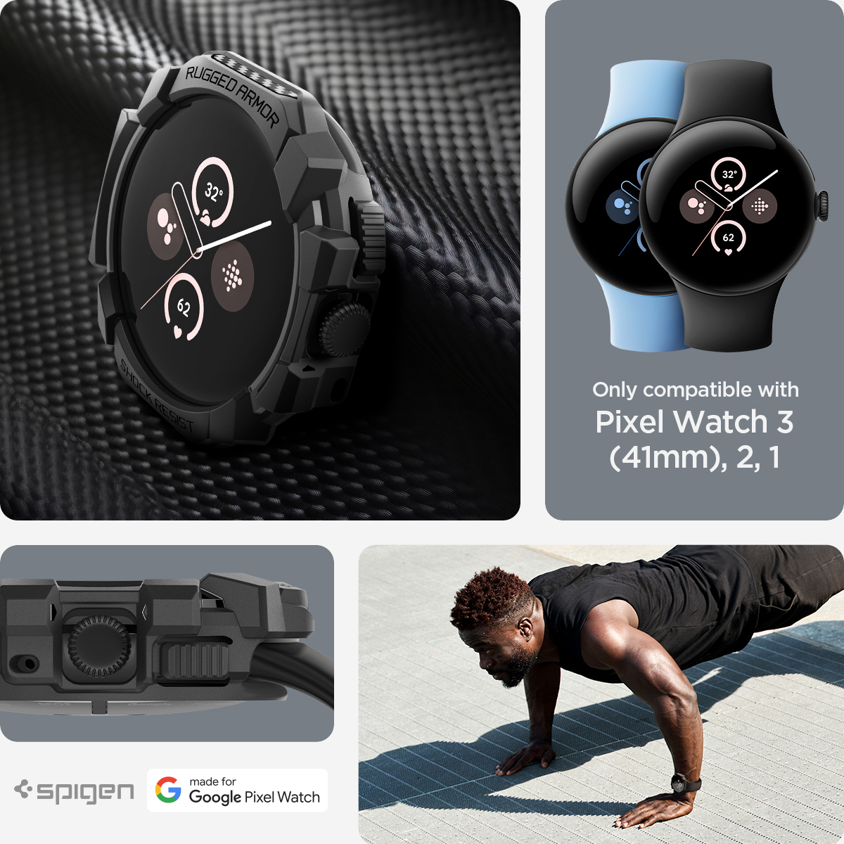 Google Pixel Watch 3 / 2 / 1 (41mm)