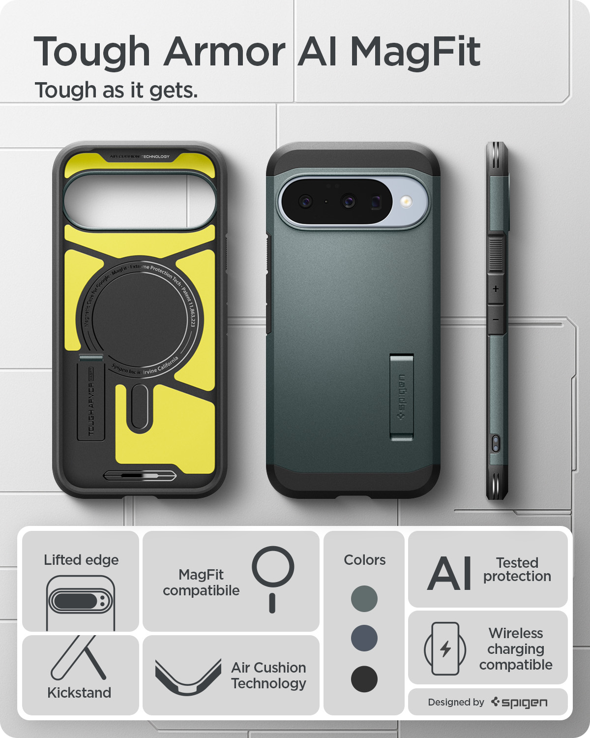 Google Pixel 10 Pro Case Tough Armor Magfit Spigen 6