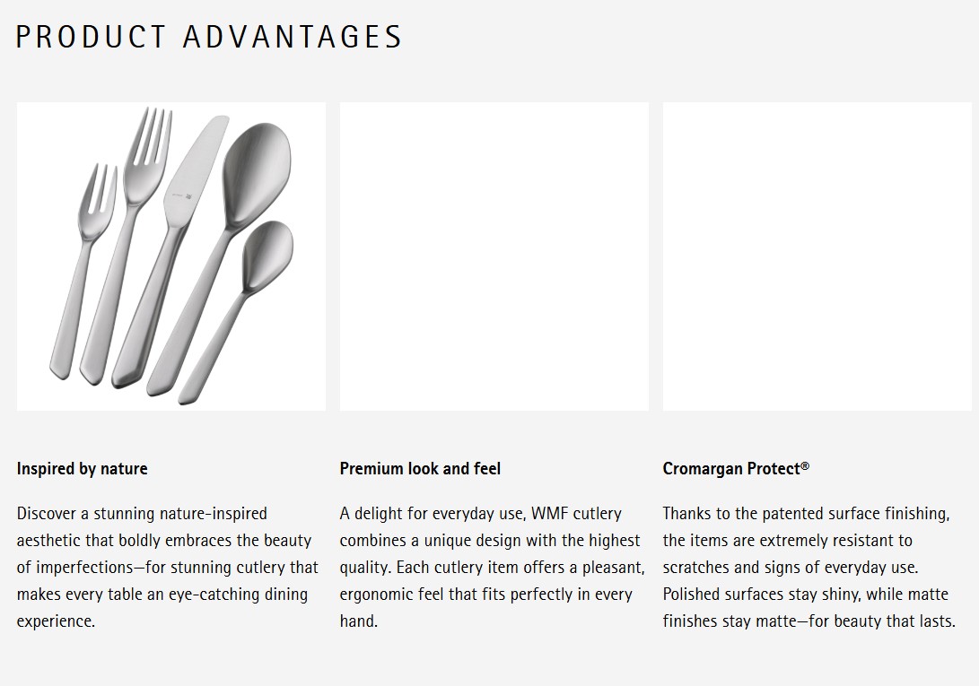NEO CROMARGAN PROTECT® 30 PIECE CUTLERY SET (1211916330) | TANGS