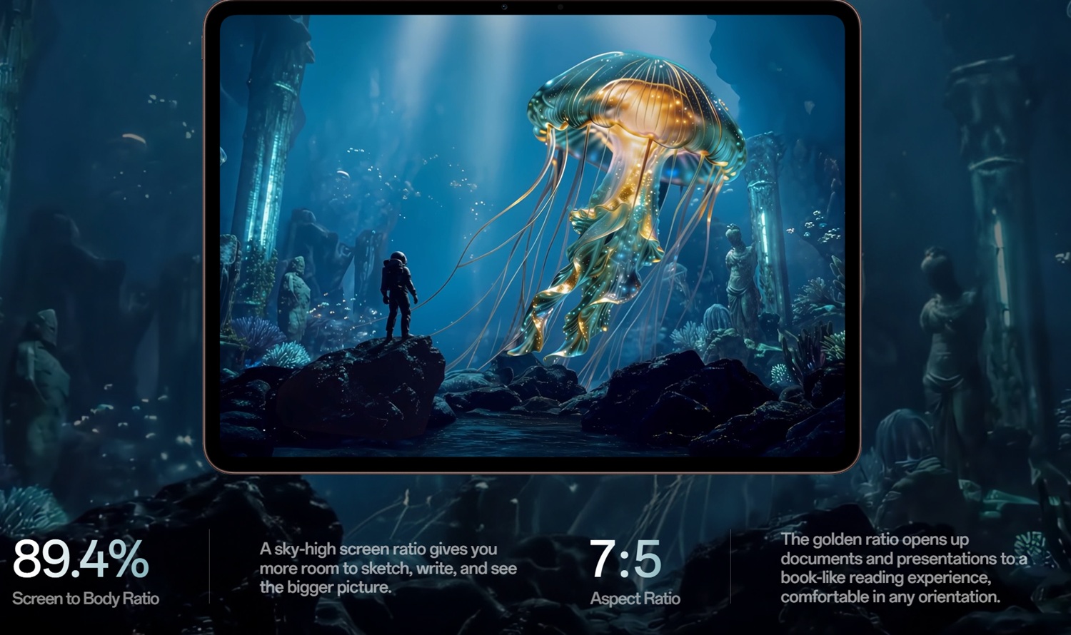 Gadgetoo Oneplus Pad 4(13.2 Inch) 3.4K True Color Display 12Gb+256Gb/512Gb Snapdragon 8 Elite Gen 5