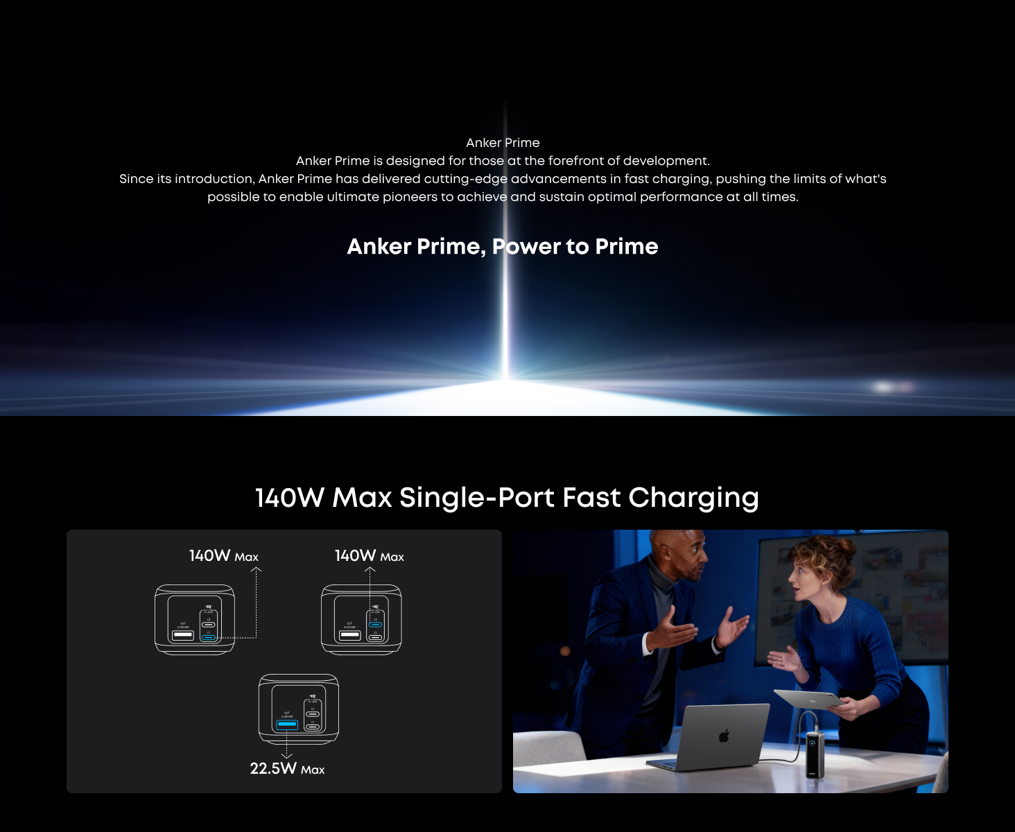 Anker Prime Power Bank 20100mAh 3-Port 220W Laptop Portable Charger A110B