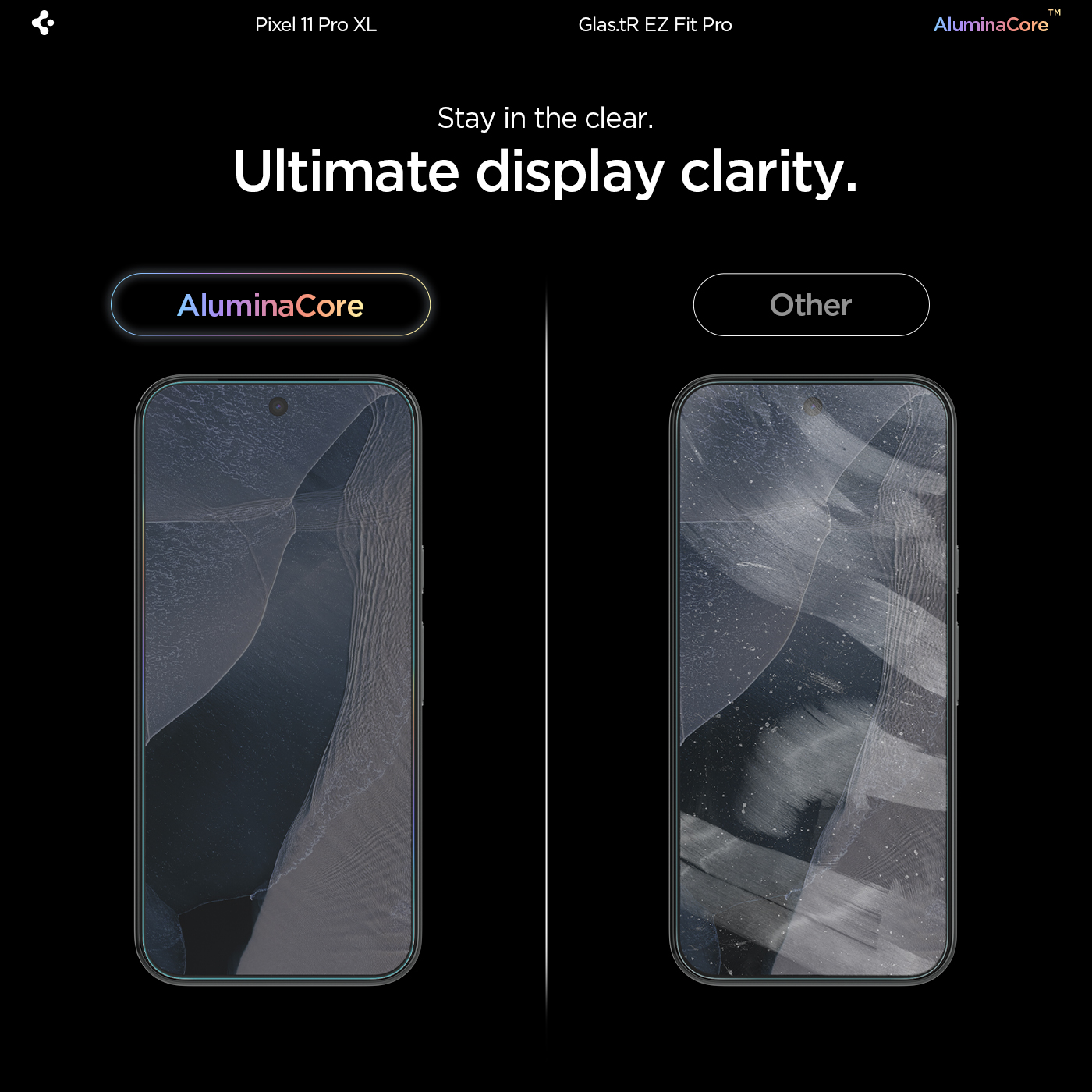 [2 Pack] Google Pixel 11 Pro XL Screen Protector EZ Fit Pro - Spigen Singapore