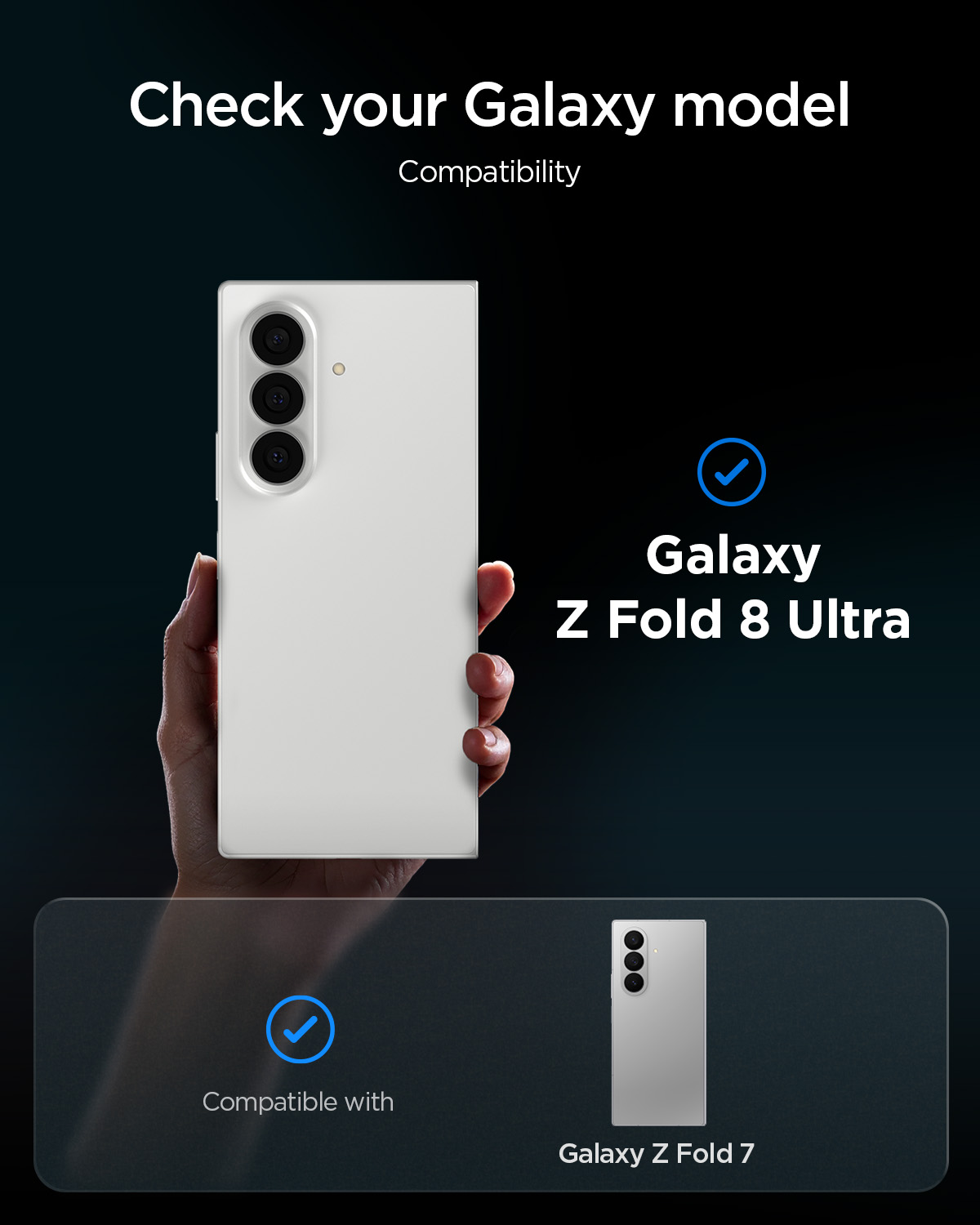 Samsung Z Fold 8 Ultra privacy screen protector EZ Fit Pro HD
