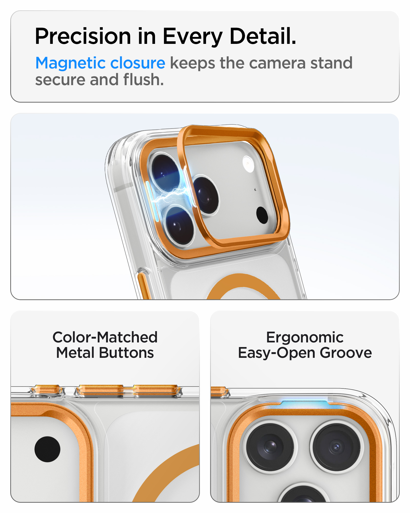 iPhone 18 Pro Max / 17 Pro Max Case 6.9" Ultra Hybrid Optik S MagFit - Spigen Singapore