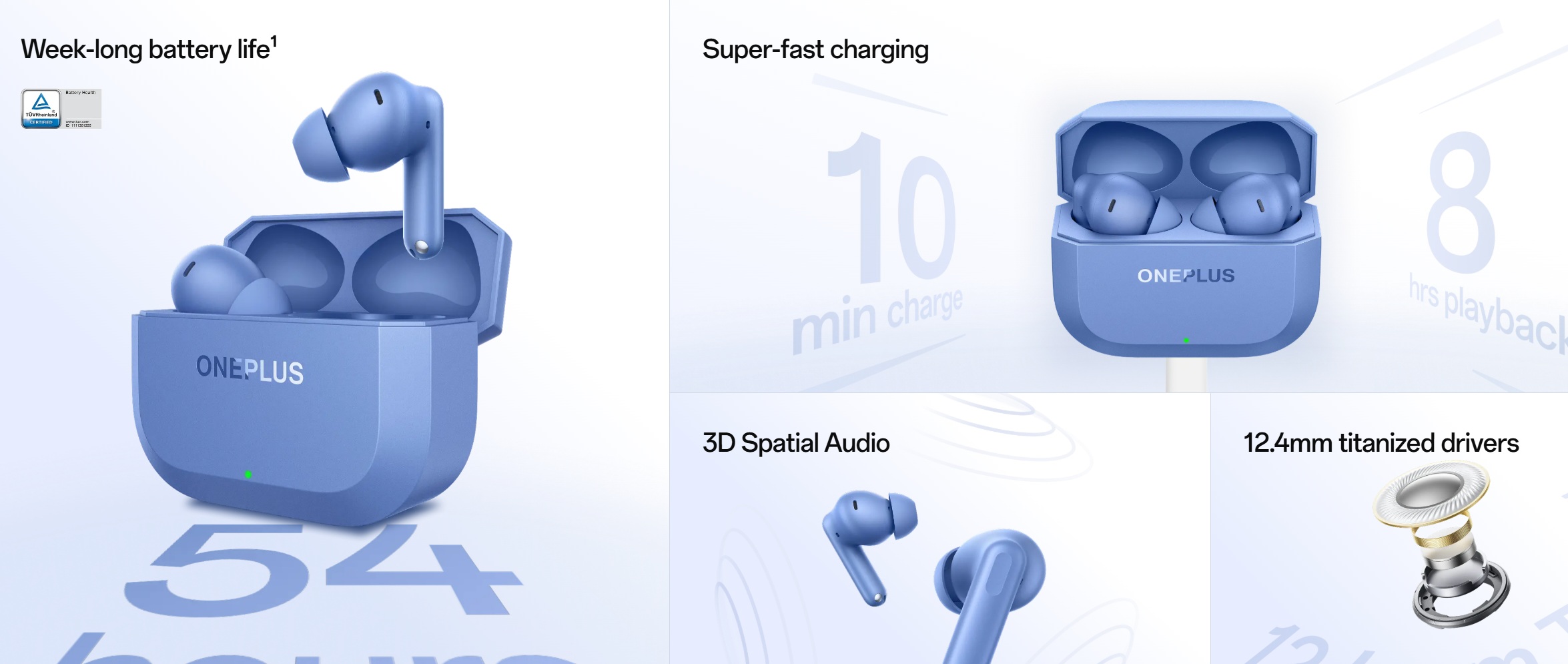 Oneplus Nord Buds 3r | 3D Spatial Audio | Super charging and