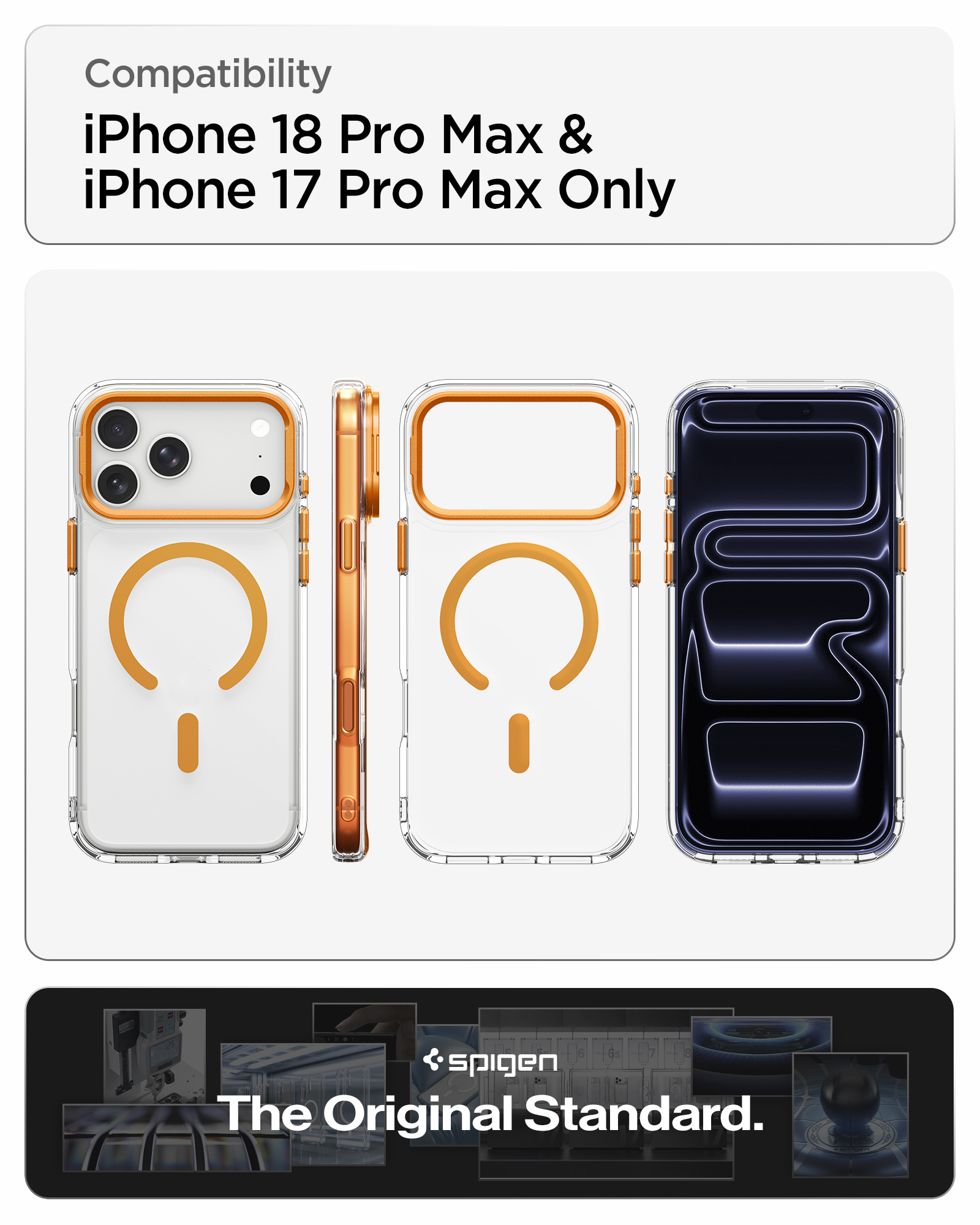 iPhone 18 Pro Max / 17 Pro Max Case 6.9" Ultra Hybrid Optik S MagFit - Spigen Singapore