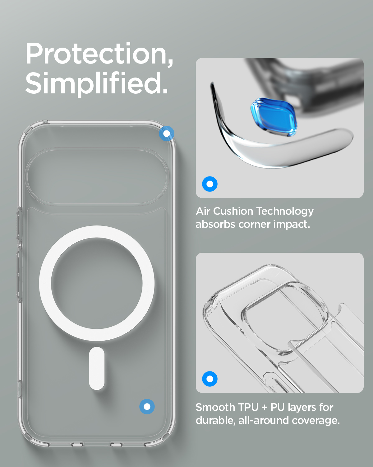 Google Pixel 11 Pro XL Case Ultra Hybrid MagFit - Spigen Singapore
