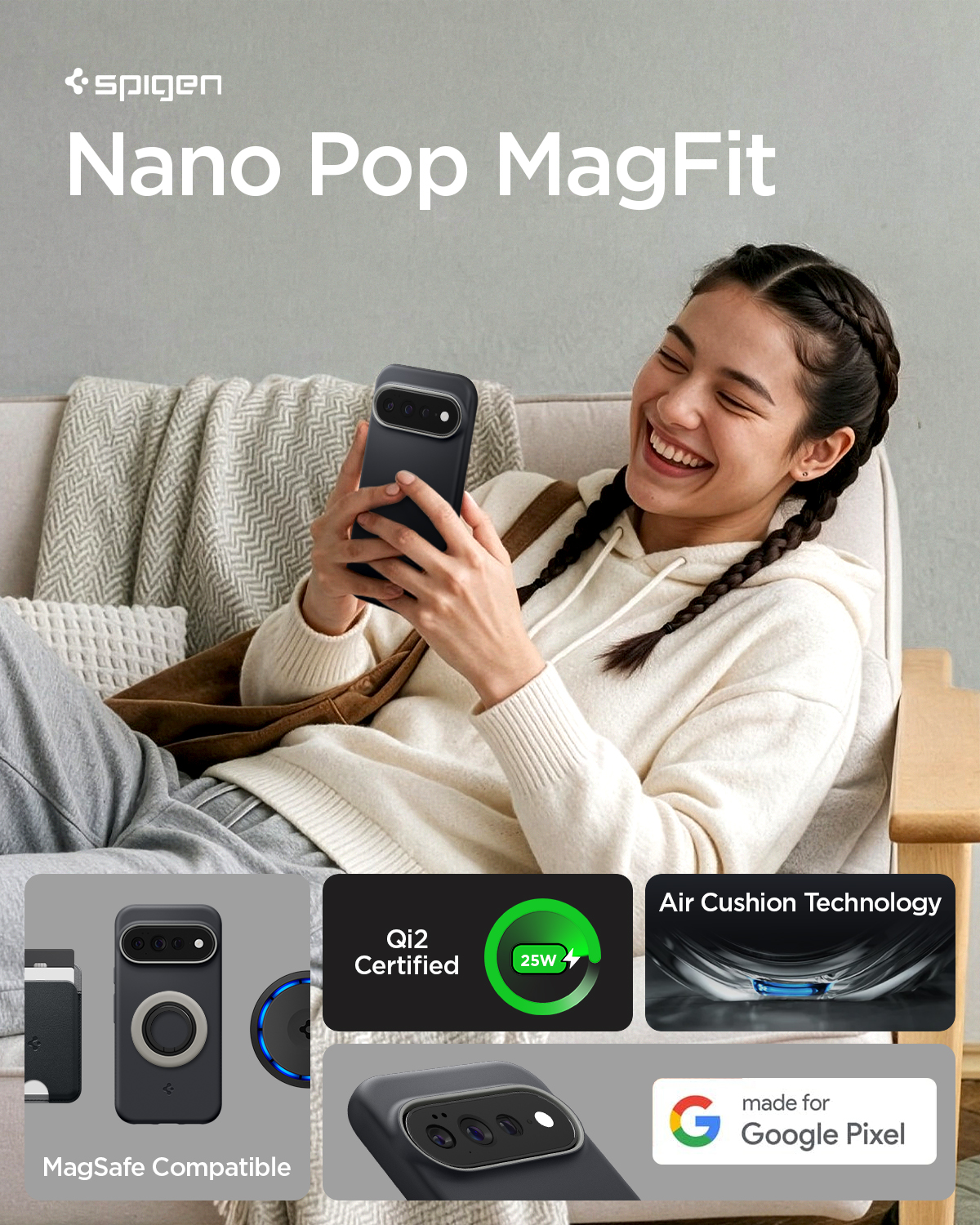 Google Pixel 11 Pro XL Case Nano Pop MagFit - Spigen Singapore