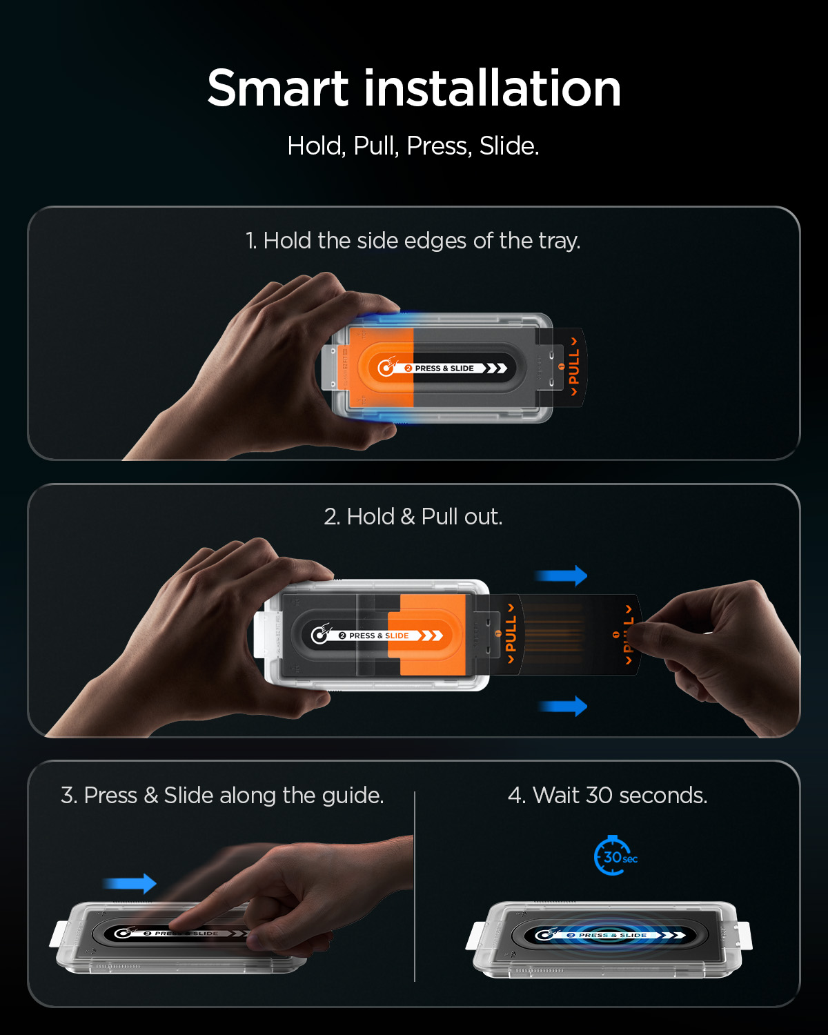 Samsung Galaxy Z Fold 8 Ultra Z Fold 7 privacy screen protector EZ Fit Pro HD installation tray