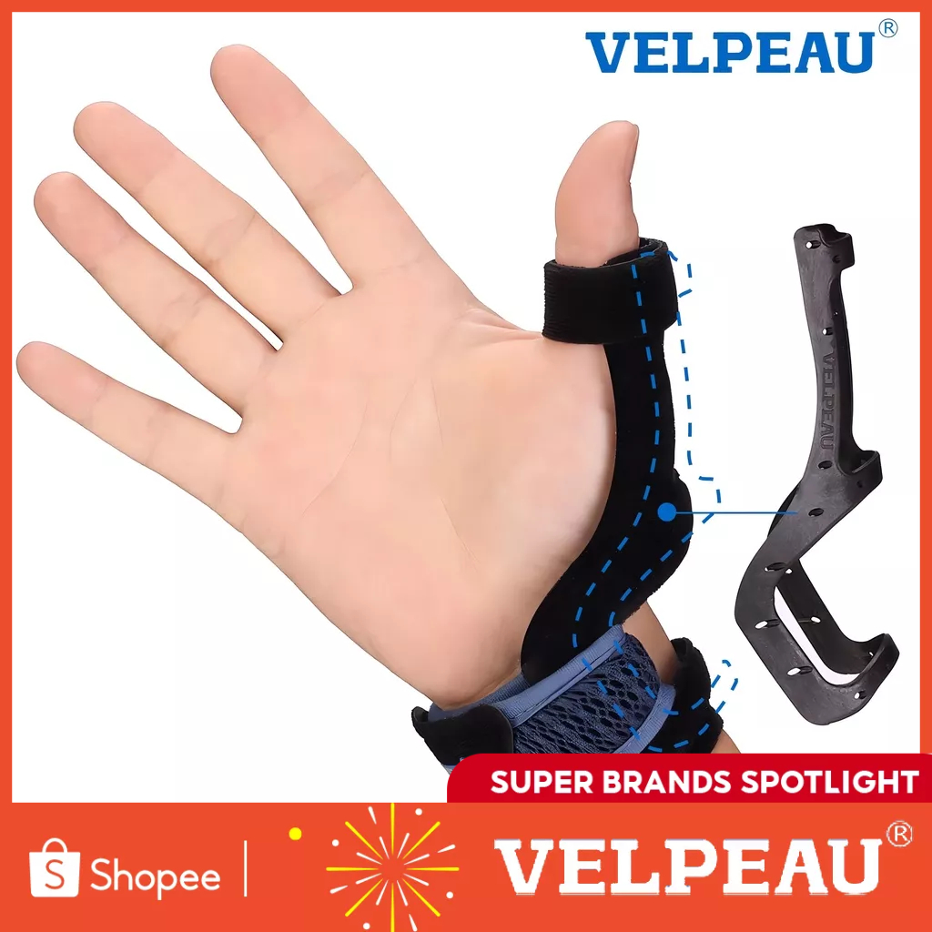 VELPEAU Thumb Support Thumb Brace Reversible Wrist & Thumb Spica Splint ...