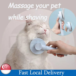 【SG】Pet Cat Brush Self Cleaning Slicker Brush for Cats Dogs Hair Removes Pet Hair Removal Comb Pets Cat Accessories