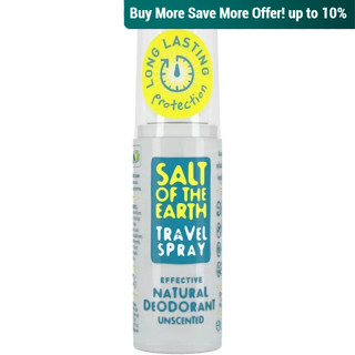 Salt of the Earth, Natural Deodorant Spray (Unscented) 50/100ml