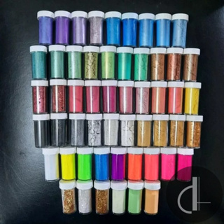 Mica Pigment Powder, 40 colours