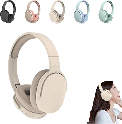 P2961 Bluetooth Headset Over-Ear Wireless Headphones with 12-Hour Playtime, Noise Cancelling, HiFi S