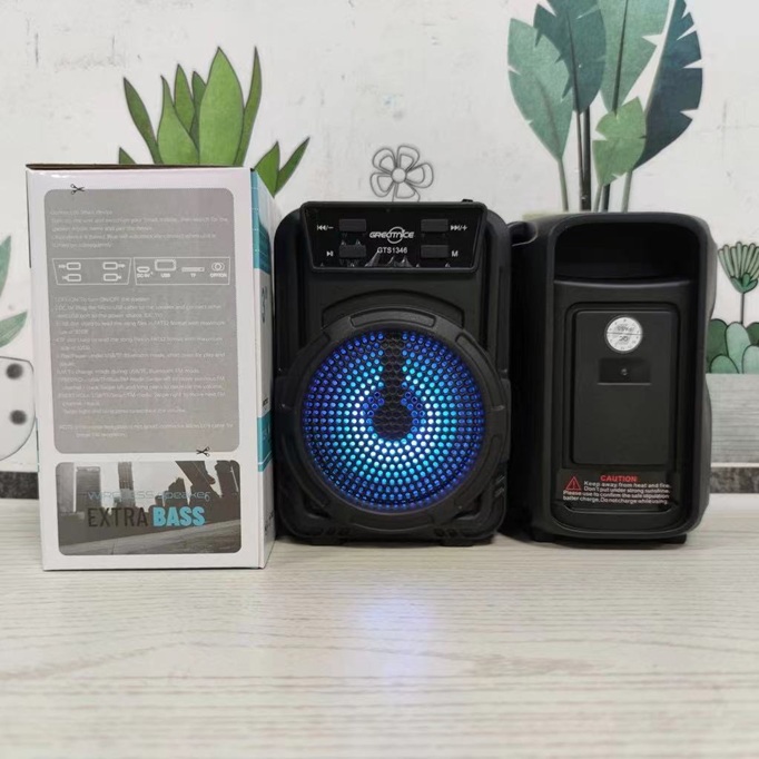 GTS - 1346/1360/1361/1349 3-inch Speaker USB Rechargeable Extra Bass Speaker