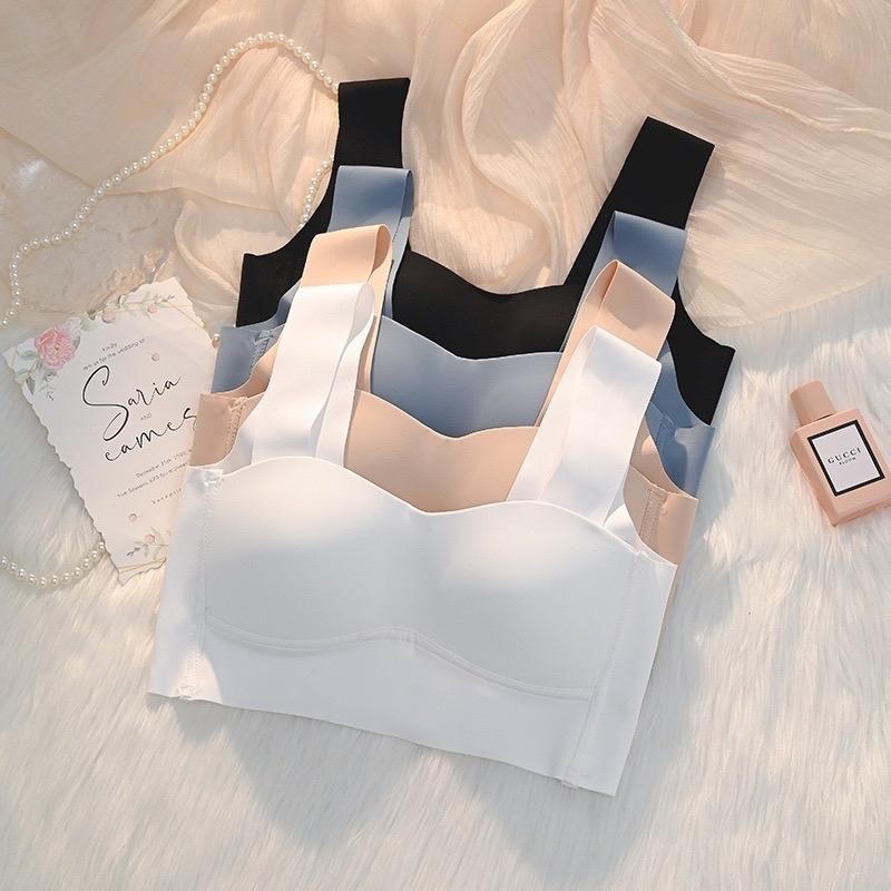 Sports Seamless Underwear Women's Small Breasts Push Up Thin Style Summer Girls Big Bra