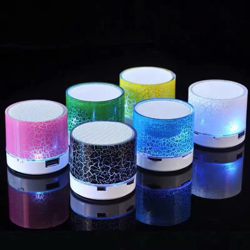 Portable Mini LED Bluetooth Speaker Powerful Sound Bluetooth Dancing Light Mini Speaker S10