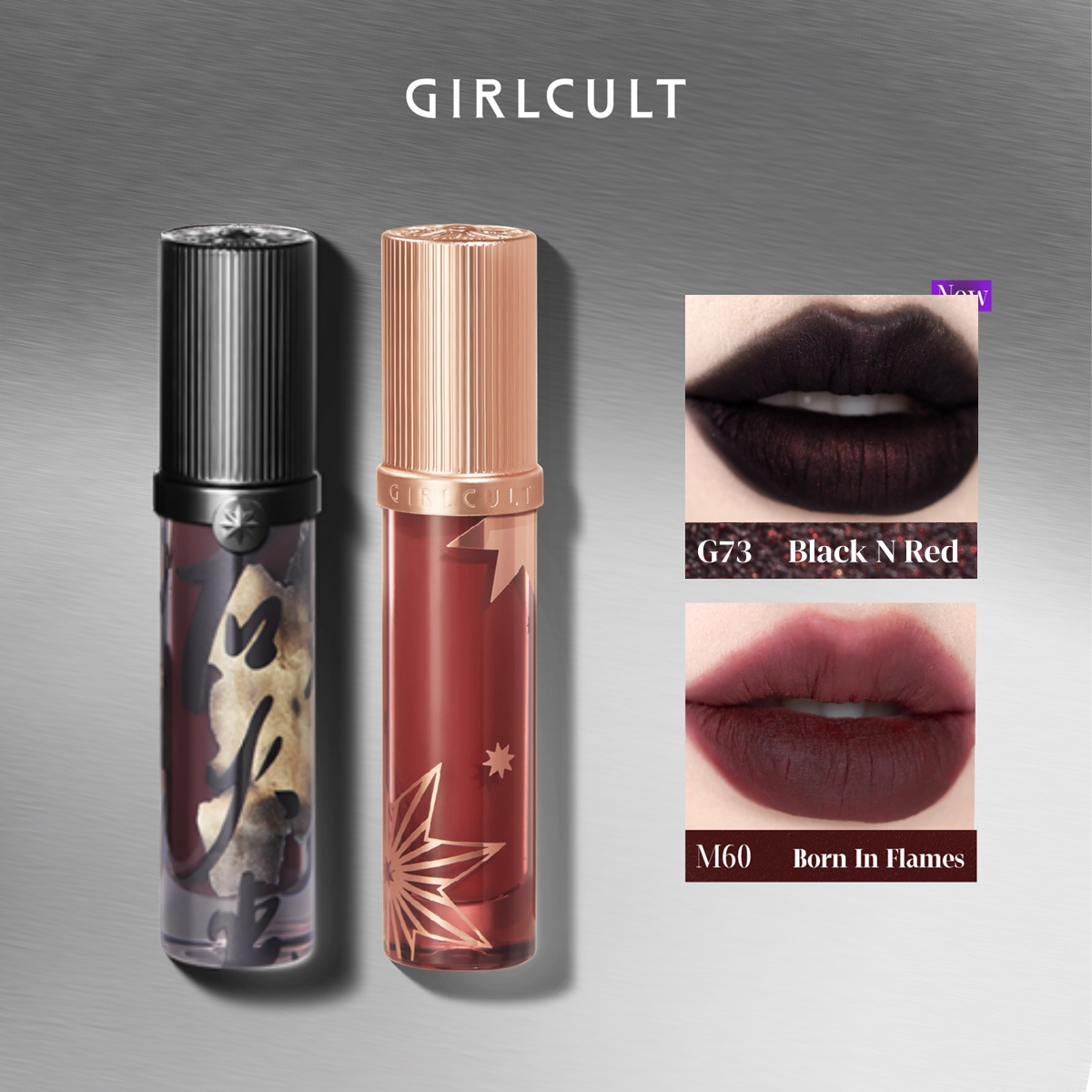 GIRLCULT Love Words Lip Tint Matte Mousse Fine Shimmer European Makeup