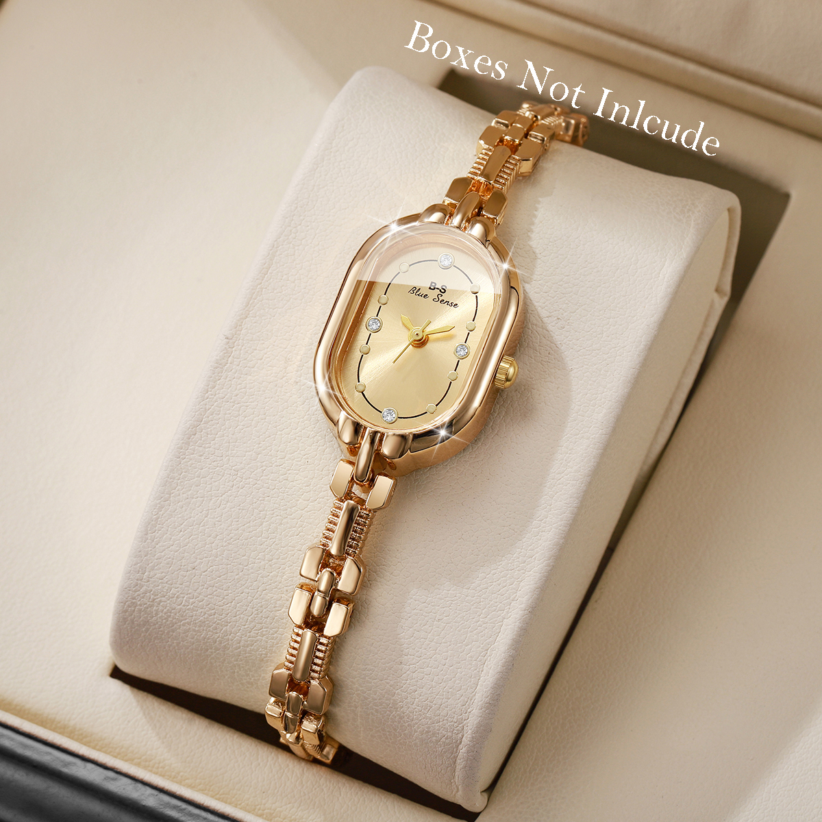 Fashion Rhinestone Small Dial Elegant Bracelet Strap Quartz Watch Women Without Box